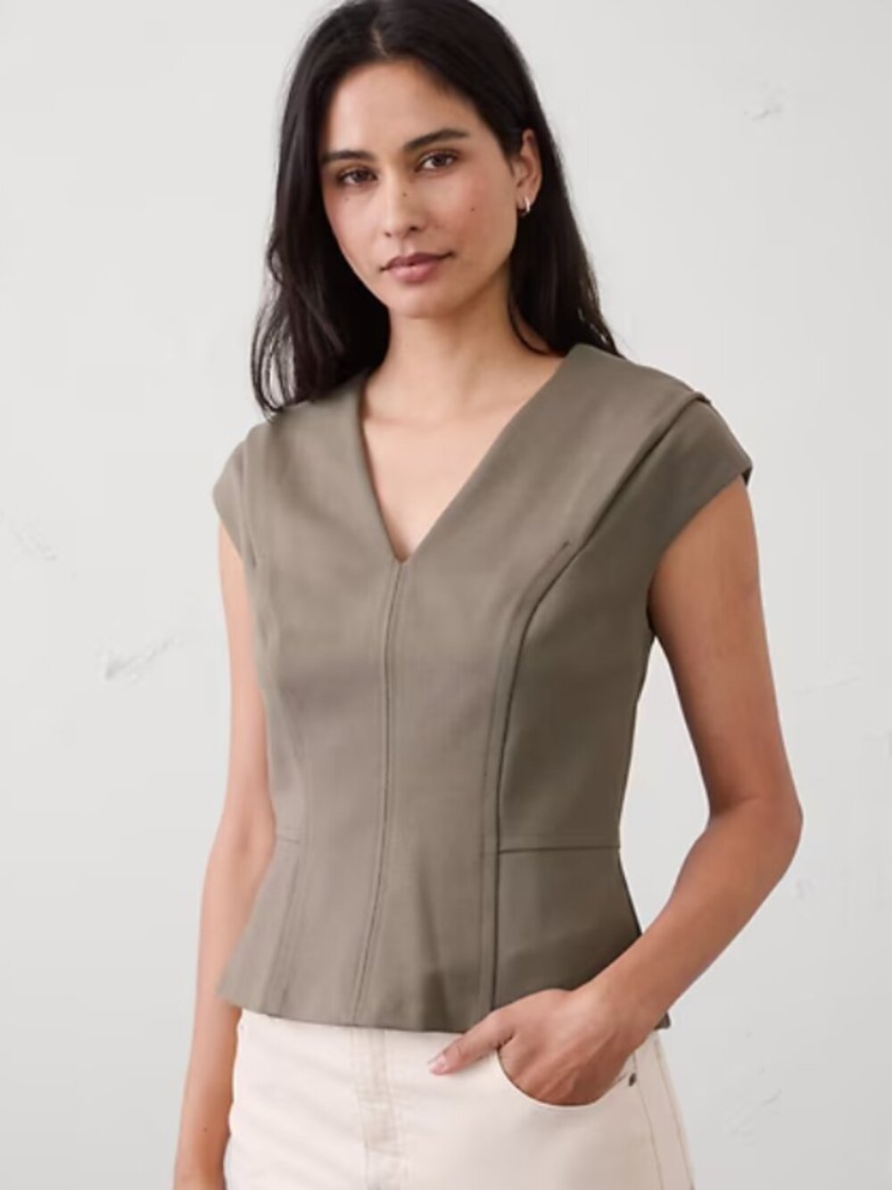 Banana Republic Factory Seamed Hourglass Top